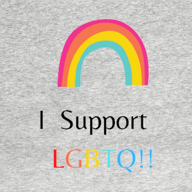 I support LGBTQ by ediemakesart